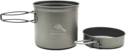 TOAKS Titanium 1100 ml Pot with Pan 0