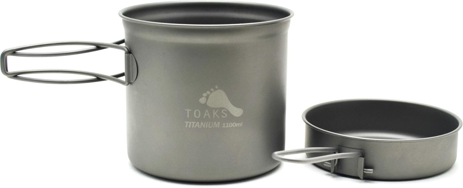 Titanium 1100 ml Pot with Pan