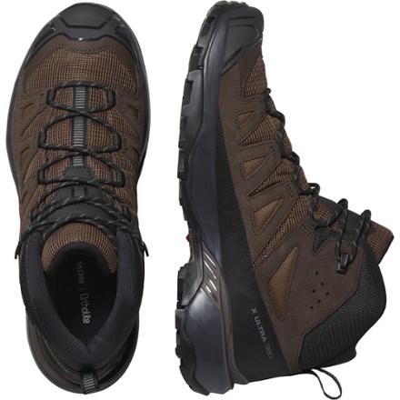 Salomon X Ultra 360 Leather Mid GORE-TEX Hiking Boots - Men's 4