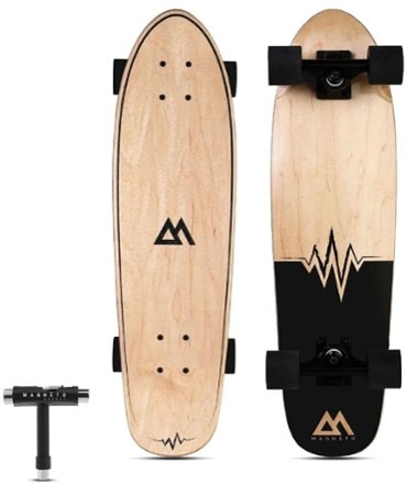Magneto Boards Mini Cruiser Heart Beat Skateboard 0