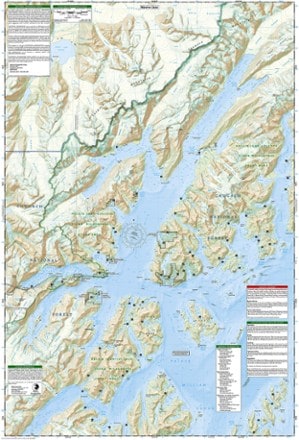 National Geographic Prince William Sound - West Map 2