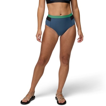 prAna Baja Bound High-Rise Swimsuit Bottoms - Women's BLUFF BLUE (Top not included)