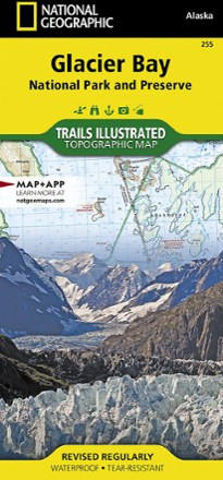 National Geographic Glacier Bay National Park and Preserve Trail Map 0