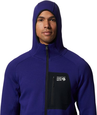 Mountain Hardwear Polartec Power Grid Full-Zip Fleece Hoodie - Men's 5