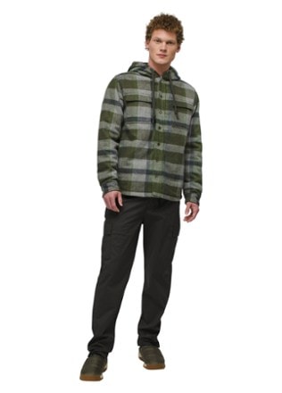 prAna Asgard Hooded Flannel Shirt Jacket - Men's 3