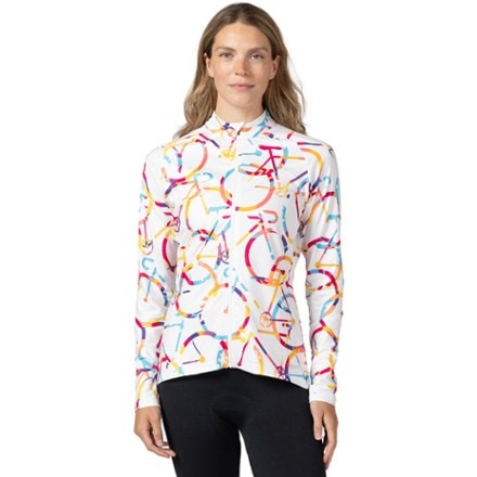 Terry Thermal Full-Zip Cycling Jersey - Women's 0
