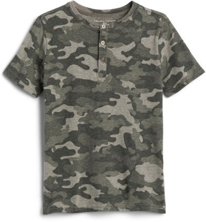 Threads 4 Thought CVC Camo Henley Shirt - Kids' 0