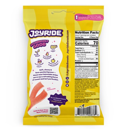 JOYRIDE Low Sugar Sour Strips 1