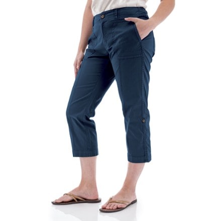 Aventura Delmar Organic Roll Tab Crop Pants - Women's 2