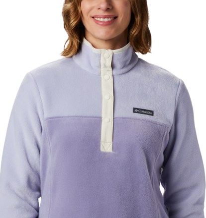 columbia women's benton springs half zip fleece pullover