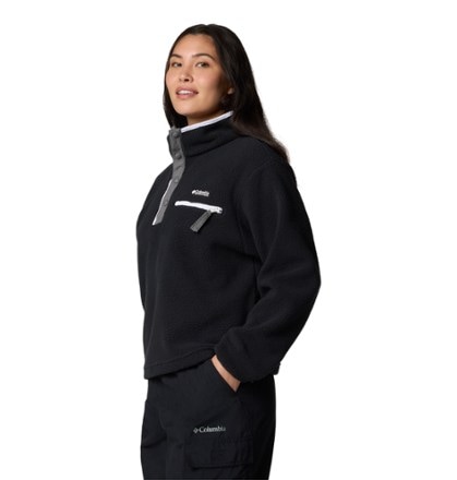 Columbia Helvetia II Cropped Half-Snap Fleece Pullover - Women's 3