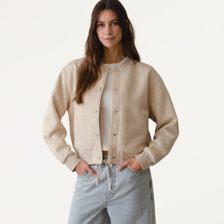 Marine Layer Corbet Quilted Bomber Jacket - Women's 0