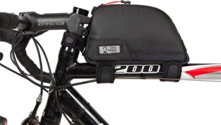 Two Wheel Gear Commute Top Tube Stash Bag - Black Recycled 4