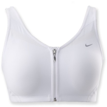 nike zip front bra