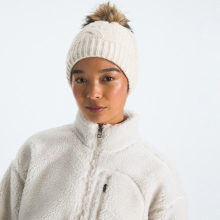 The North Face Oh Mega Fur Pom Beanie - Women's 1
