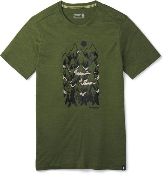 Scroc Smartwool Merino Sport 150 Mountain Ventures T-Shirt - Men's | REI Co-op