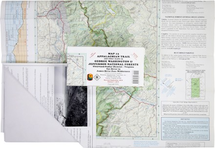 PATC Appalachian Trail Map: AT and Other Trails in George Washington & Jefferson National Forests 0
