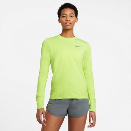 element long sleeve running top womens