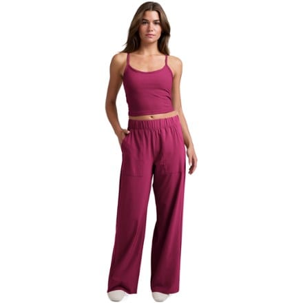 Beyond Yoga Stretch Woven Wide-Leg Pants - Women's 2