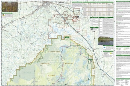 National Geographic Okefenokee National Wildlife Refuge Topographic Map 2