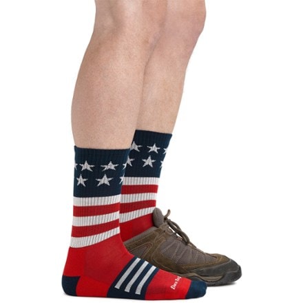 Darn Tough Captain Stripe Micro Crew Lightweight Hiking Socks - Men's 2