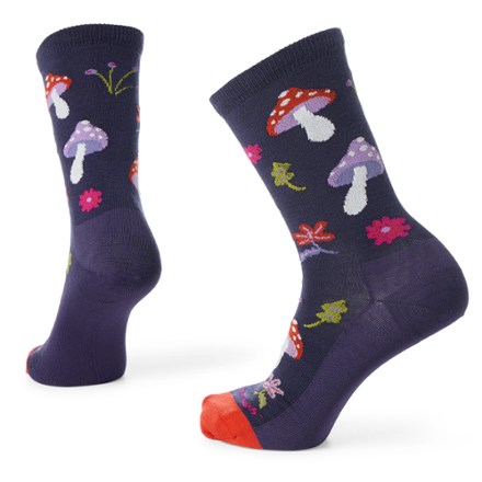 Darn Tough Shroom Bloom Crew Lightweight Lifestyle Socks - Women's 0