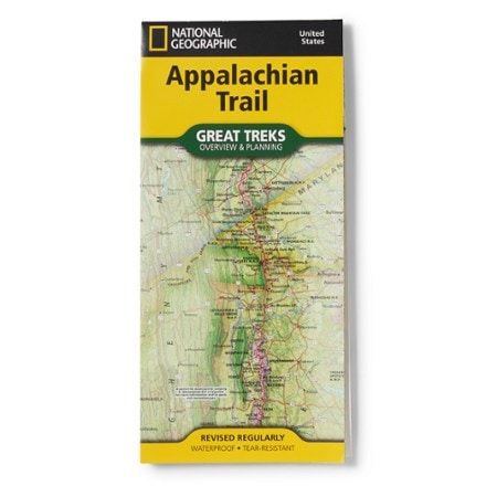 National Geographic Appalachian Trail Overview and Planning Map 0