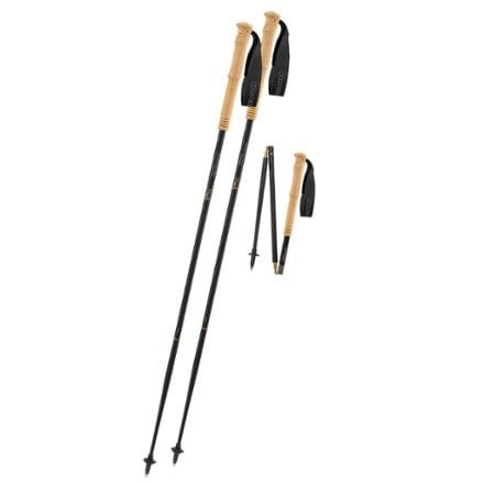 Komperdell Carbon Cloud FXP Foldable Trekking Poles - Pair 0