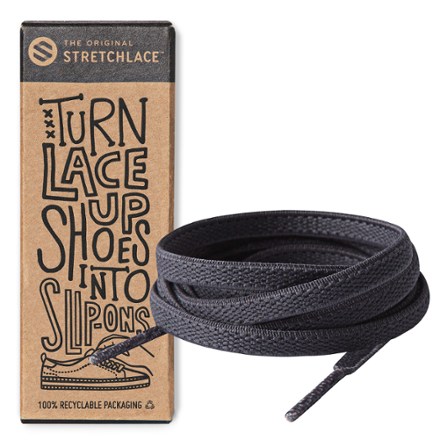 The Original Stretchlace Flat Elastic Stretch Shoelaces 0
