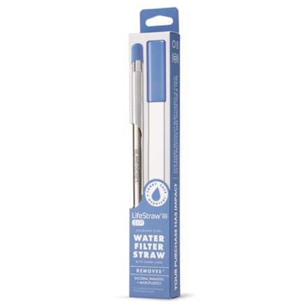 LifeStraw Sip Reusable Stainless-Steel Water Filter Straw 2