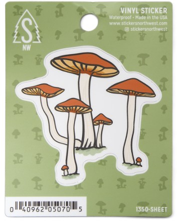 Stickers Northwest Mushrooms Sticker 0