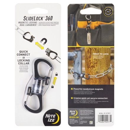Nite Ize SlideLock 360 Magnetic Locking Dual Carabiner 4