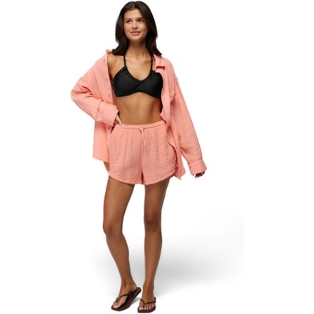 prAna Reef Break Adjustable Swimsuit Top - Women's BLACK (Bottoms not included)