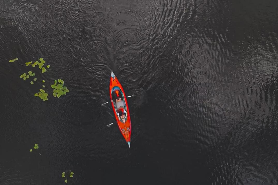 Location Image for AdvancedFrame Convertible Sit-In Tandem Inflatable Touring Kayak with Pump - 15'