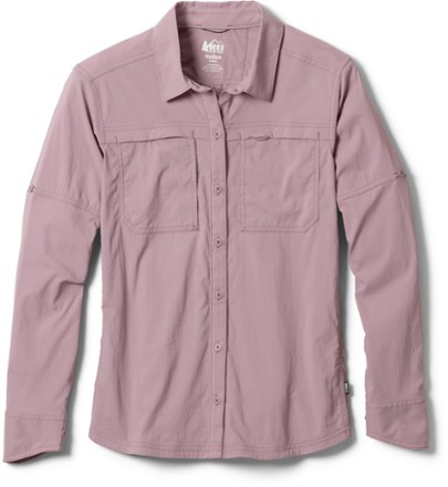 Rei Co-op Women's Sahara Button-Up Long-Sleeve Shirt Purple XS