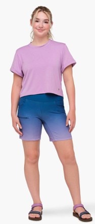 SHREDLY Limitless Stretch Waistband High-Rise Bike Shorts - Women's 5