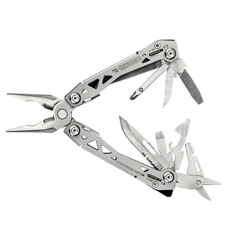Gerber Suspension NXT Silver Multi-Tool and Paraframe I Silver Folding Knife 1