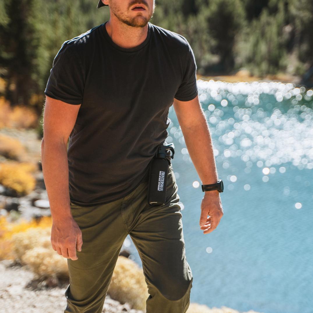 Location Image for FRONTIERSMAN MAX 7.9 oz. Bear Spray & Mountain Lion Spray with Belt Holster