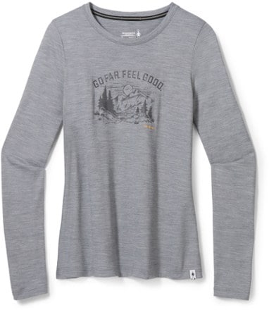 Smartwool Wilderness Summit Long-Sleeve Graphic T-Shirt - Women's 0