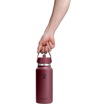 Hydro Flask Wide-Mouth Vacuum Water Bottle with Flex Straw Cap - 32 fl. oz. 2
