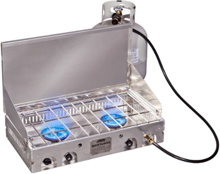 Cook Partner 2 Burner 22 Propane Stove With Windscreen