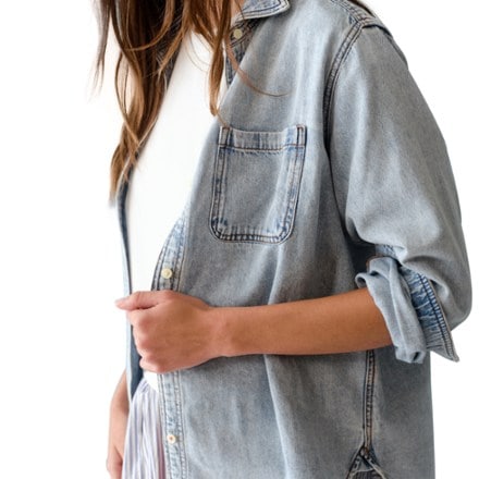 Marine Layer Jane Relaxed Denim Shirt - Women's 3