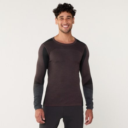 Smartwool Intraknit Thermal Merino Colorblock Crew Base Layer Top - Men's 1