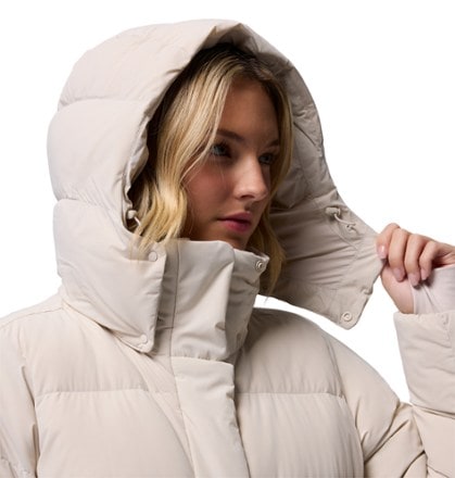 Columbia Amaze Puff Long Down Hooded Jacket - Women's 9