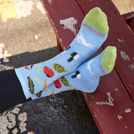 Darn Tough Farmer's Market Crew Lightweight Lifestyle Socks - Women's 1