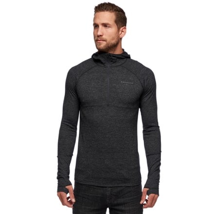 Black Diamond Solution 150 Merino Baselayer Half-Zip Hoody - Men's 1