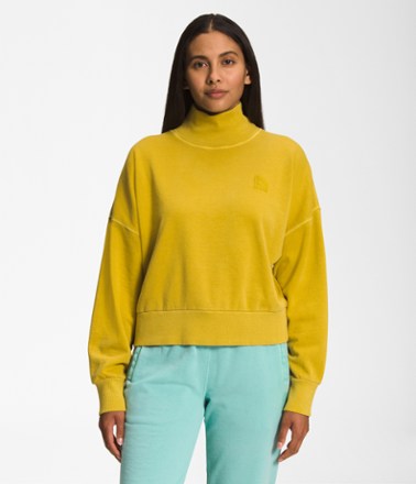 The North Face Garment Dye Mock-Neck Pullover - Women's 0