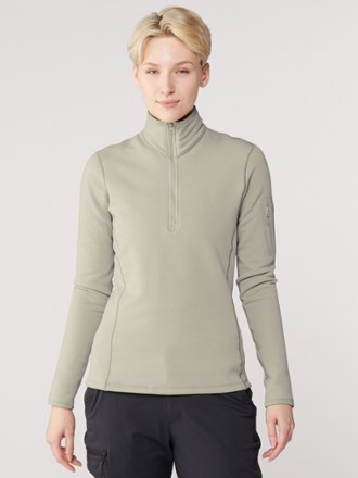 Arc'teryx Rho Heavyweight Zip-Neck Base Layer Top - Women's 1