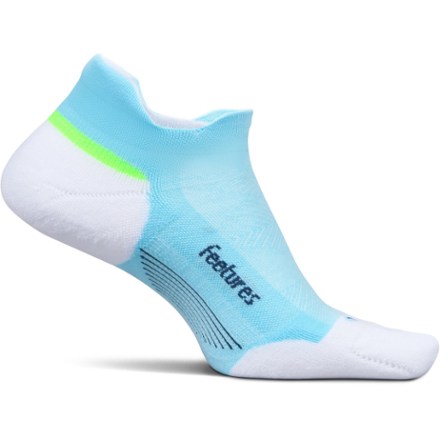 Feetures Elite Max Cushion No Show Tab Socks Blue S
