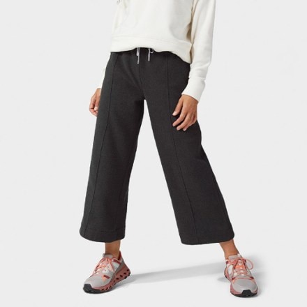 Stio Turpin Fleece Wide Crop Pants - Women's 1